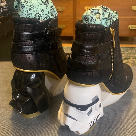 Irregular Choice Shoes - Star Wars. Irregular Choice Death Star boots. New. Never worn.